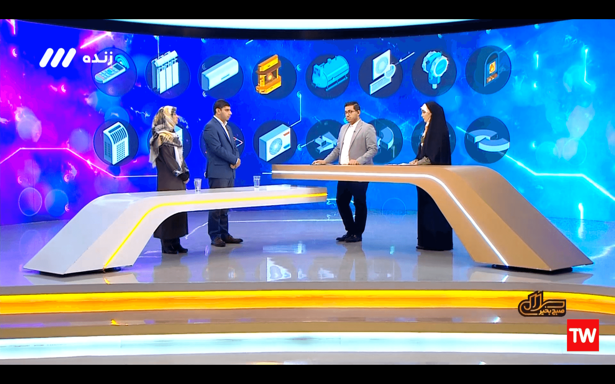 مصاحبه شبکه 3 سیما با مجموعه دانش بنیان پارس سیستم انرژی